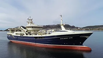 MFV Gitte Henning på sjøen